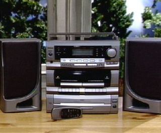 Teac AM/FM 3 CD & Cassette Shelf System w/ Turntable —