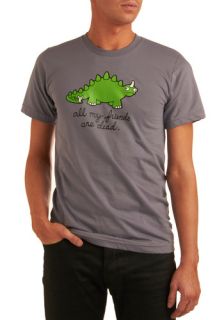 Cry ceratops Men's Tee in Grey  Mod Retro Vintage Mens SS Shirts