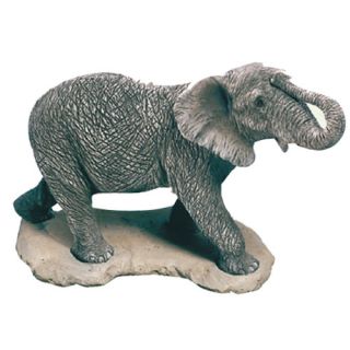 Sandicast Original Size Sculptures African Elephant Figurine