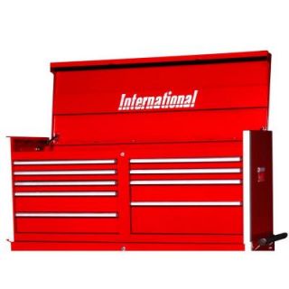 International Pro Series 54 in. 9 Drawer Top Chest, Red PRT 5409RD