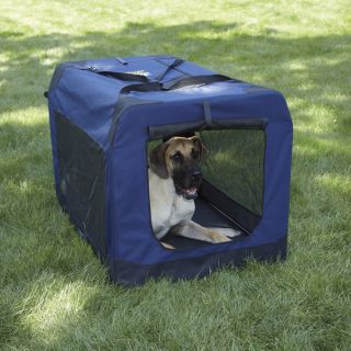 Guardian Gear Navy Extra large Soft Crate Pet Carrier   14943854