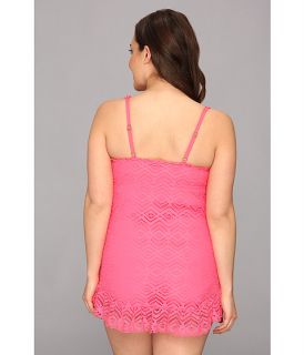 Becca By Rebecca Virtue Plus Size See It Through Adjustable Straps One Piece