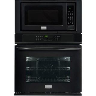 Frigidaire Gallery 30 in. Electric Convection Wall Oven with Built In Microwave in Black FGMC3065PB