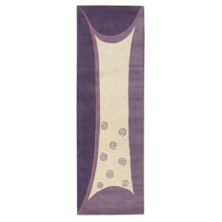 Home Decorators Collection Radiance Lilac 2 ft. 6 in. x 8 ft. Runner 3353055870