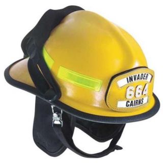 CAIRNS C MOD E5D2A2200 Fire Helmet, Yellow, Modern