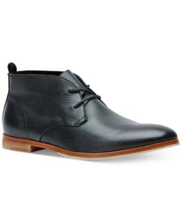 Calvin Klein Mens Farnel Washed Leather Chukka Boots   Shoes   Men