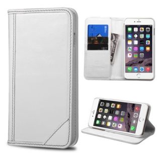 Insten Plain Leather Phone Case Cover with Stand/ Wallet Flap Pouch