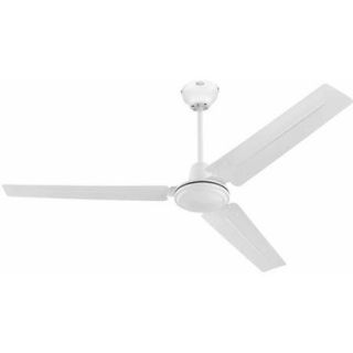 Westinghouse 7812700 56" White Industrial 3 Blade Indoor Ceiling Fan