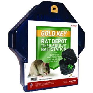 JT Eaton Gold Key Rat Depot Bait Station with Solid Lid 904H