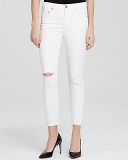 Citizens of Humanity Jeans   Rocket High Rise Crop in Distressed Milos