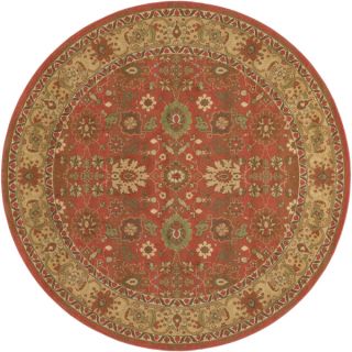 Pera All Over Mashhad Crimson Rug (710 Round)