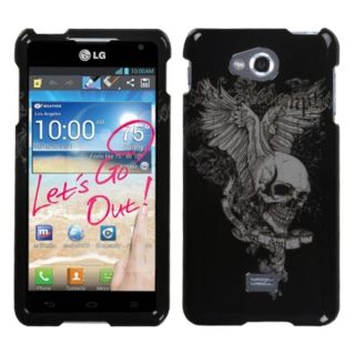INSTEN Skull Wing Phone Case Cover for LG MS870 Spirit 4G   15593280