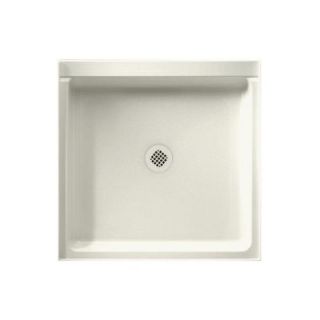 Swan 36 in. x 36 in. Solid Surface Single Threshold Shower Floor in Bisque SF03636MD.018