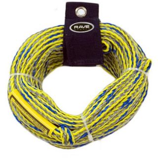 Rave Sport 1 Section 2 Person Ski and Tow Rope, Yellow