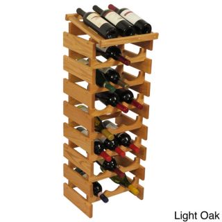 24 bottle Stackable Wood Dakota Wine Rack with Display Top   16408403