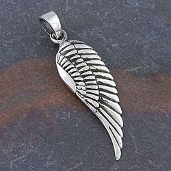 Sterling Silver Angel Wing Pendant (Thailand)   Shopping