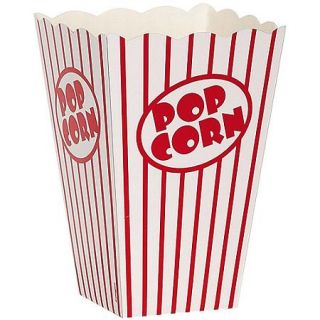 Popcorn Boxes, 6" x 4.25" x 4.25", 10 Pack