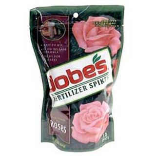 Jobe's Fertilizer Spikes for Abundant Roses Plant Food, 10 units
