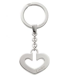 CARTIER   Heart shaped key ring