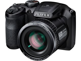 Refurbished FUJIFILM FinePix S4500 Black 14 MP 30X Optical Zoom 24mm Wide Angle Digital Camera HDTV Output