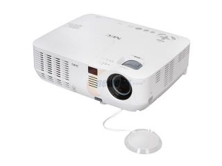 Open Box NEC Display Solutions NP V260 SVGA 800x600 2600 Lumens DLP Mobile 3D Ready Projector 2000:1