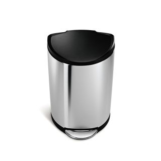 simplehuman 40 Liter Brushed Stainless Steel Trash Can