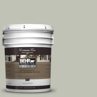 BEHR Premium Plus Ultra 5 gal. #ECC 37 1 Arbor Hollow Flat Exterior Paint 485005