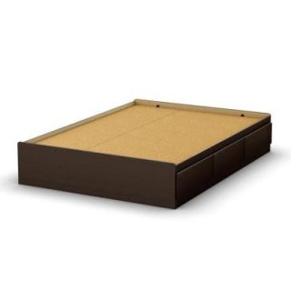 South Shore Furniture Bedtime Story Full Size Storage Bed in Chocolate 3159211