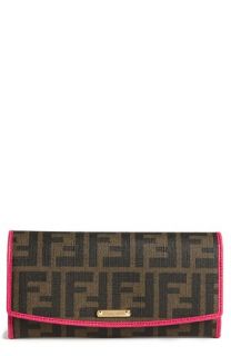 Fendi Zucca Continental Wallet