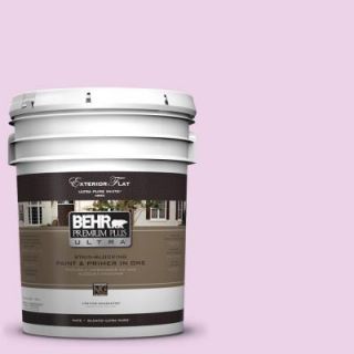 BEHR Premium Plus Ultra 5 gal. #670A 2 Champagne Elegance Flat Exterior Paint 485005