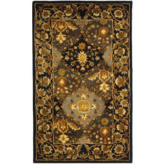 Safavieh Handmade Tabriz Blue Wool Rug (3 x 5)   12015788