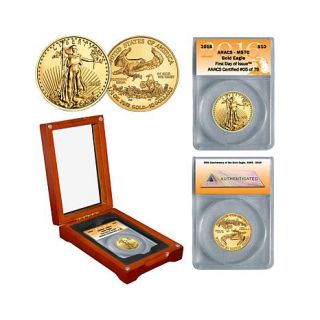 2016 ANACS MS70 First Day of Issue Limited Edition of 79 $10 Gold Eagle Coin   8008734