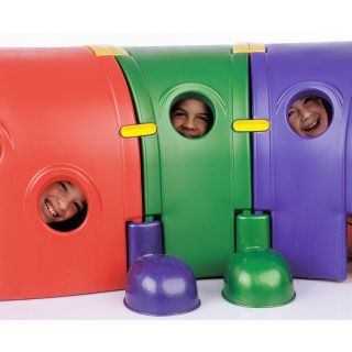 Gus Four Section Climb n Crawl Caterpillar Tunnel Playground by
