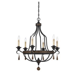 Savoy House Kelsey 6 Light Candle Chandelier