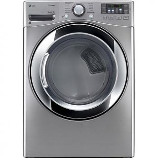 LG 7.4 Cu. Ft. Ultra Large High Efficiency Gas Dryer with TrueSteam Technology   Stainless Steel   7884551