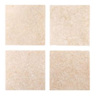 Jeffrey Court Creama 6 in. x 6 in. Honed Marble Floor/Wall Tile 99075