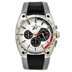 Jacques Lemans Mens Chronograph Formula 1 Leather Watch  