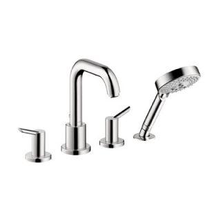 Hansgrohe Focus S Two Handle Deck Mounted Roman Tub Faucet with Hand