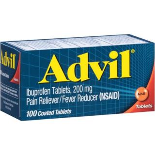 Advil Pain Reliever / Fever Reducer (Ibuprofen), 200 mg 100 count