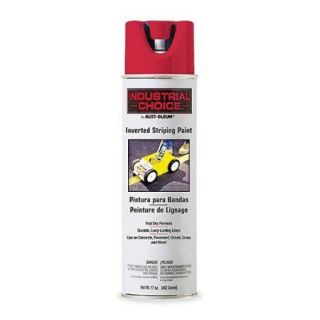 RUST OLEUM 1665838 Striping Paint, Red, 18 oz.