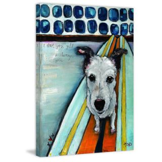 Marmont Hill “Dog on Surfboard” by Tori Campisi Painting Print on