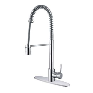 Ruvati RVF1210B1CH Commercial Style Polished Chrome Pullout Spray