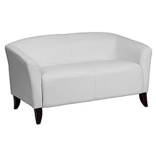 Flash Furniture HERCULES Imperial Series Leather Love Seat, White