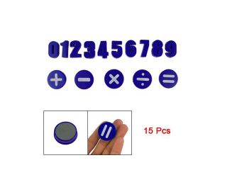Children Preschool Blue White Magnetic Numbers Math Set