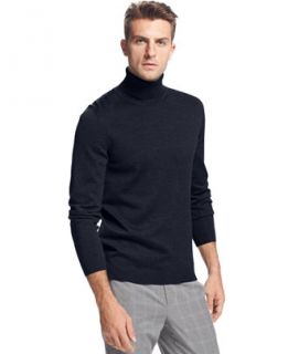 BOSS HUGO BOSS Merino Wool Turtleneck Sweater   Sweaters   Men   
