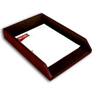 1000 Series Classic Leather Front Load Legal Tray in Mocha by Dacasso