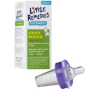 Little Remedies Tummys Gripe Water with Pacifier Medicine Dispenser, Purple