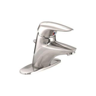 American Standard 2000.101.002 Ceramix Monoblock Faucet with Pop Up Drain and Escutcheon Plate, Chrome