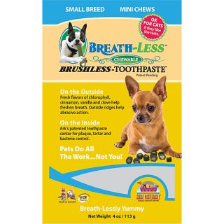 Breath less Chewable Brushless Toothpaste for Small Breed Dogs (4