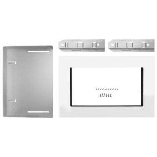 Whirlpool 27 in. Microwave Trim Kit in White MK2227AW